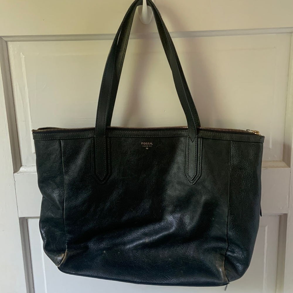 Black Fossil Purse
